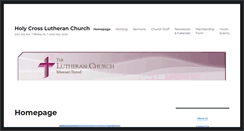 Desktop Screenshot of holycrossmoline-lcms.org
