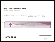 Tablet Screenshot of holycrossmoline-lcms.org